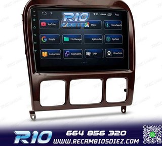 RADIO GPS ANDROID 13 MERCEDES CLASE S W220 98-05
