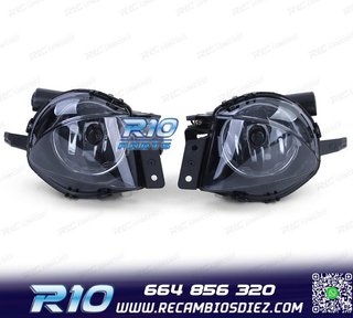 FAROS ANTINIEBLAS BMW E90 E91 05-08 NEGRO AHUMADO