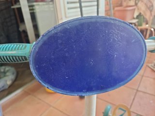 Patinete infantil 3 ruedas azul y amarillo. GRATIS