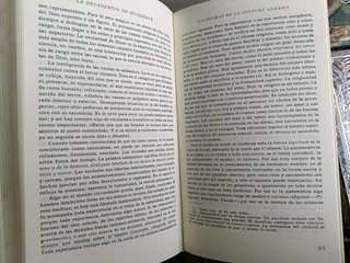 LA DECADENCIA DE OCCIDENTE DOS TOMOS