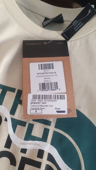 T-shirt The North Face Uomo Beige Tg S