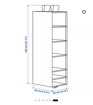 Organizador de armario SKUBB IKEA gris