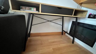 Escritorio moderno madera y metal