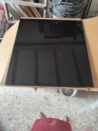 Puerta Mueble Cocina Negra Brillante