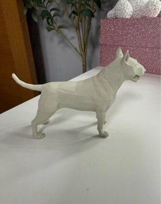 Figura Bull Terrier Impresa 3D