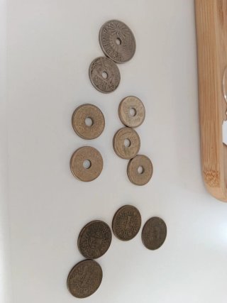 Lote de monedas antiguas