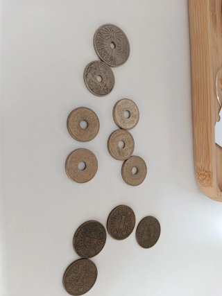 Lote de monedas antiguas