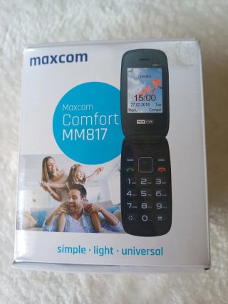 Teléfono Maxcom Comfort MM817 Negro