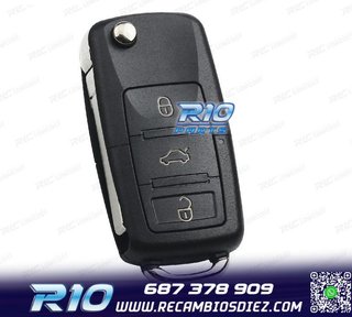 LLAVE COMPLETA SEAT VOLKSWAGEN VW SKODA VARIOS MODELOS