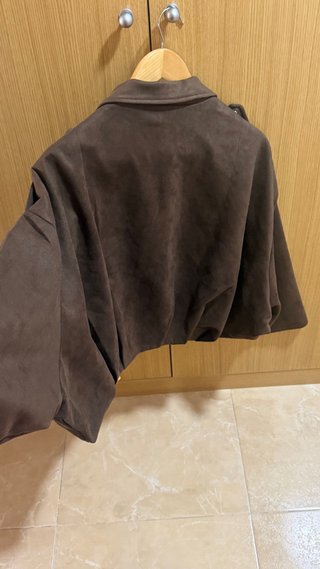 Chaqueta bomber ante marrón Talla S