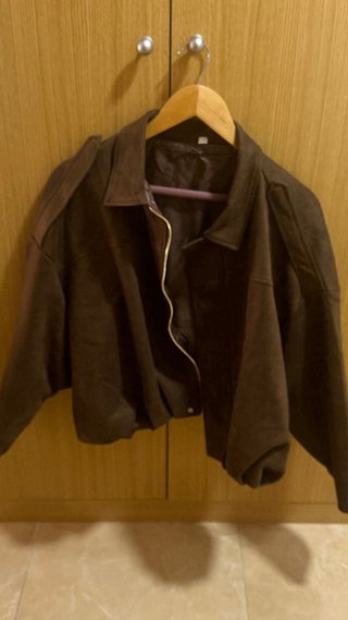 Chaqueta bomber ante marrón Talla S