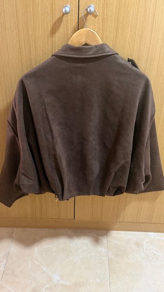 Chaqueta bomber ante marrón Talla S