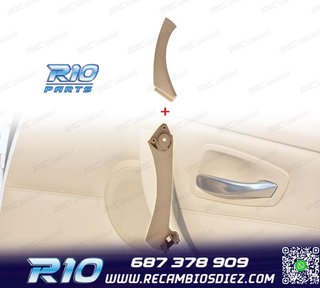 TIRADOR MANETA IZQ BMW E90 E91 PANEL PUERTA BEIGE