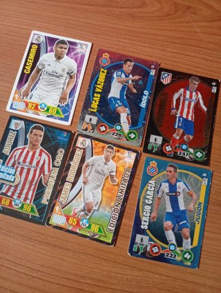 Cromos diferentes colecciones futbol