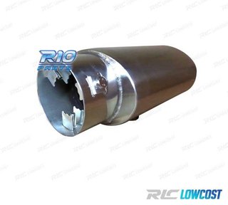COLA ESCAPE TIPO CUPRA GRANDE ACERO INOX