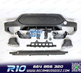 DIFUSOR MERCEDES GLC X253 COUPE 15-18 LOOK AMG GLC63 + COL