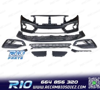 PARAGOLPES DELANTERO HONDA CIVIC 16- LOOK NEW SI