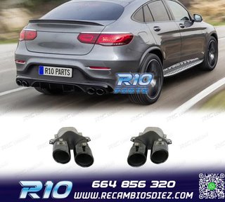 COLAS DE ESCAPE MERCEDES GLC C253 X253 15-18 LOOK AMG GLC43