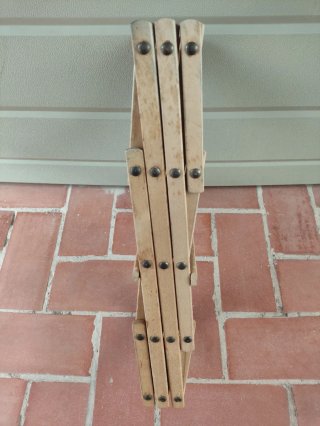 Botellero plegable madera