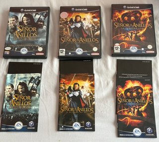 Lote 3 Juegos El Señor de los Anillos Game Cube.