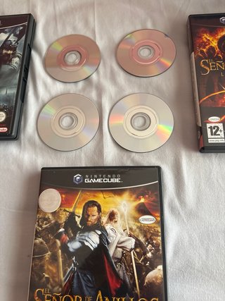 Lote 3 Juegos El Señor de los Anillos Game Cube.