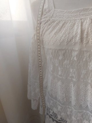 Camisa Ibicenca Encaje