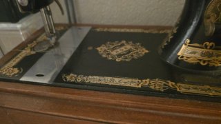 Máquina de coser Singer antigua