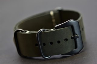 Correa NATO de cuero genuino Panerai Omega