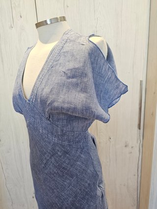 Vestido Adolfo Domínguez 100% Lino T38