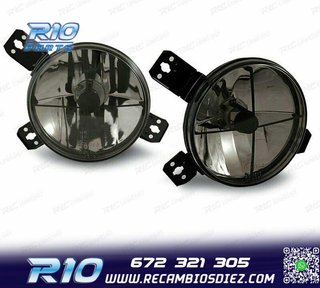 FAROS PARA VOLKSWAGEN VW GOLF MK1 + MK2 83-91 CRUZ AHUMADO F