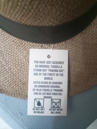 Sombrero Panamá Estilo Australiano Talla L