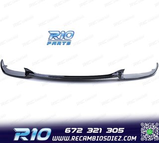 SPOILER LIP BMW E60 E61 07-10 LOOK M5 NEGRO BRILLO