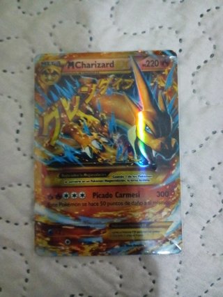 Carta Pokémon M Charizard EX Megaevolución