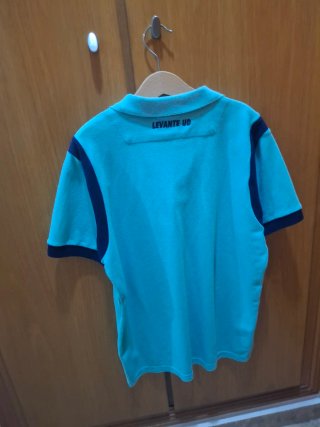 Polo Macron Infantil Azul/Turquesa Talla XS