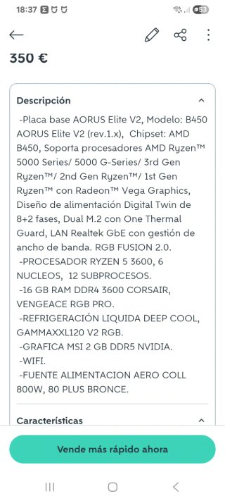 PC Sobremesa placa asus plataformas RYZEN AMD.