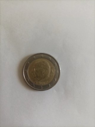 Moneta rara Belgio 2 Euro 2010