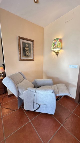 Sillón Reclinable Eléctrico Gris