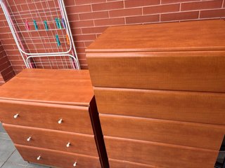 Cajonera efecto madera