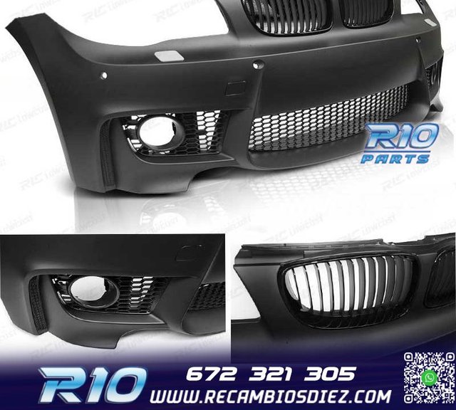 PARAGOLPES DELANTERO BMW E81 E82 E87 E88 04-13 LOOK 1M PDC +