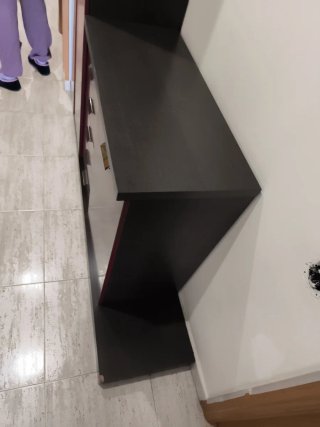 Mueble recibidor madera lacada