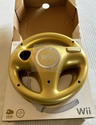 Wii Golden Wheel volante dorado Mario Kart