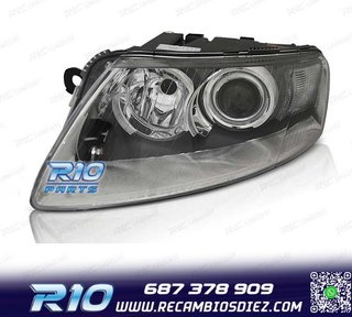FARO XENON IZQ AUDI A6 C6 04-08 CROMO