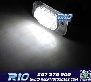 LUZ MATRICULA LED VOLKSWAGEN VW GOLF 3 POLO 3 SEAT CORDOBA