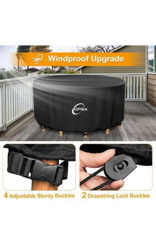 Funda impermeable KIPIEA 420D anti-UV 158x70cm