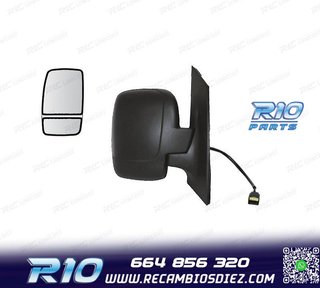ESPEJO COMPLETO DERECHO CITROEN JUMPY 06-15 DOBLE