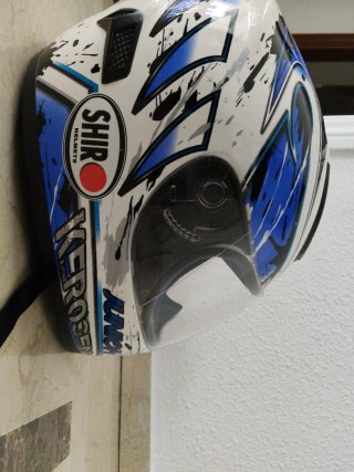 Casco Moto SHIRO Azul y Negro