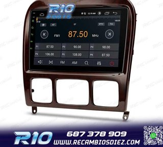 RADIO GPS ANDROID 13 MERCEDES CLASE S W220 98-05