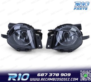 FAROS ANTINIEBLAS BMW E90 E91 05-08 NEGRO AHUMADO