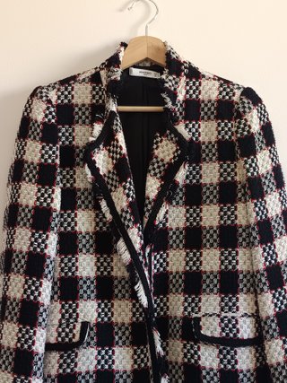 Chaqueta Tweed Mango Talla M
