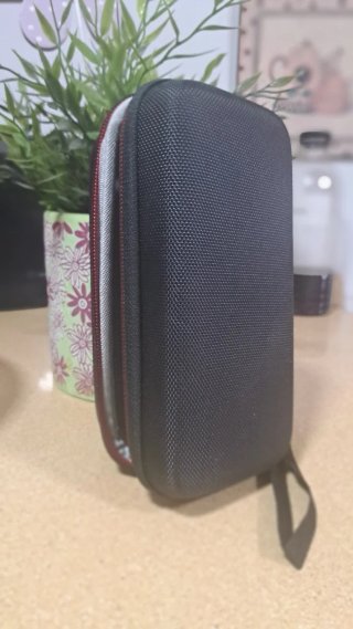 Estuche rígido negro 19x9x8 cm